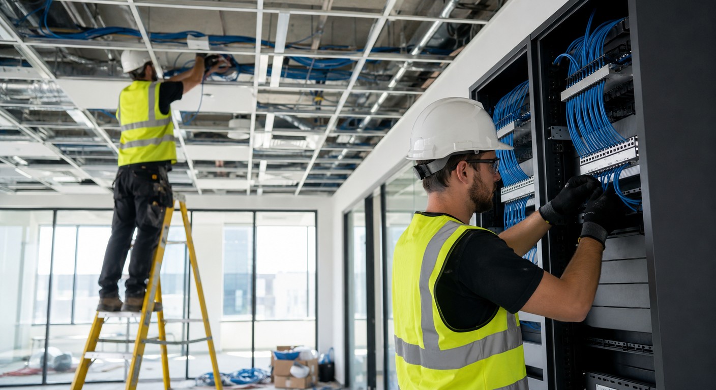 Network & Data Cabling installed by LA Telecom Installers